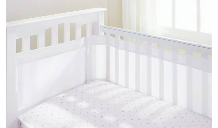 BreathableBaby 4 Sided Airflow Cot Liner - White GOODS Argos