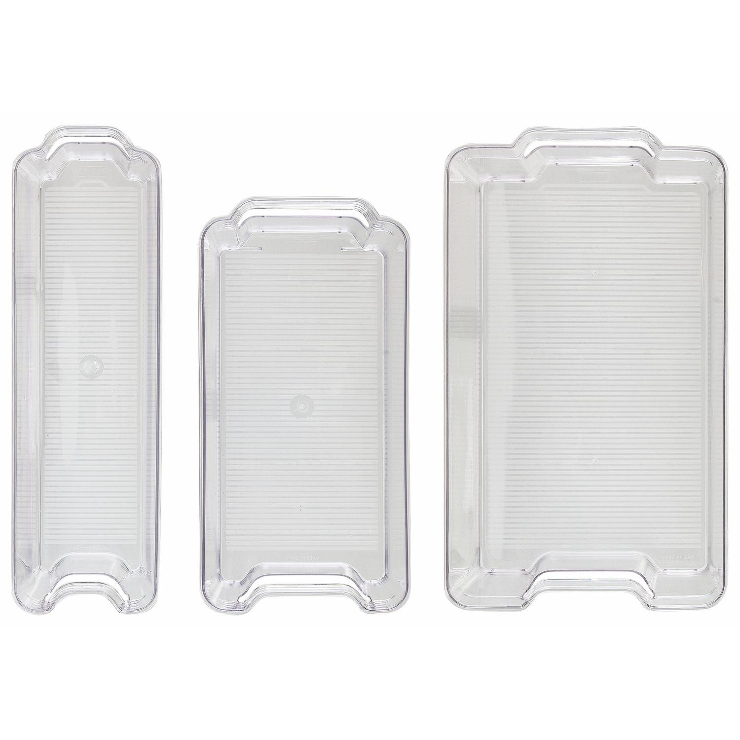 Argos Home Storage Set three plastic containers (British brand)