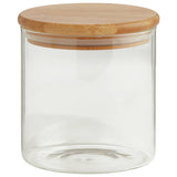 Habitat 660ml glass jar with bamboo lid (British brand)