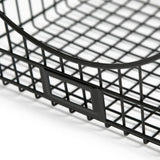 Habitat pack of 2 black storage baskets with label slots, UK version