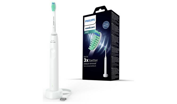 Philips Sonicare 2100 Electric Toothbrush White - HX3651/13 GOODS Argos