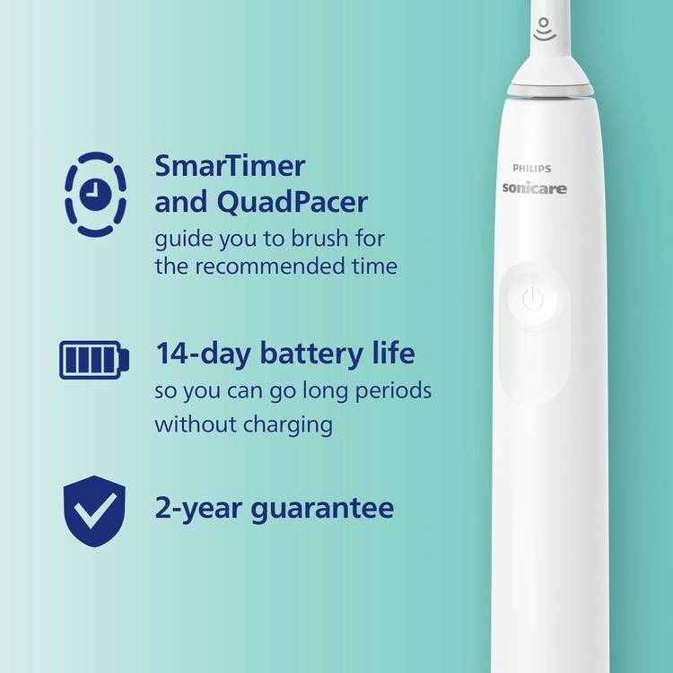 Philips Sonicare Series 3100 electric toothbrush white (British brand)