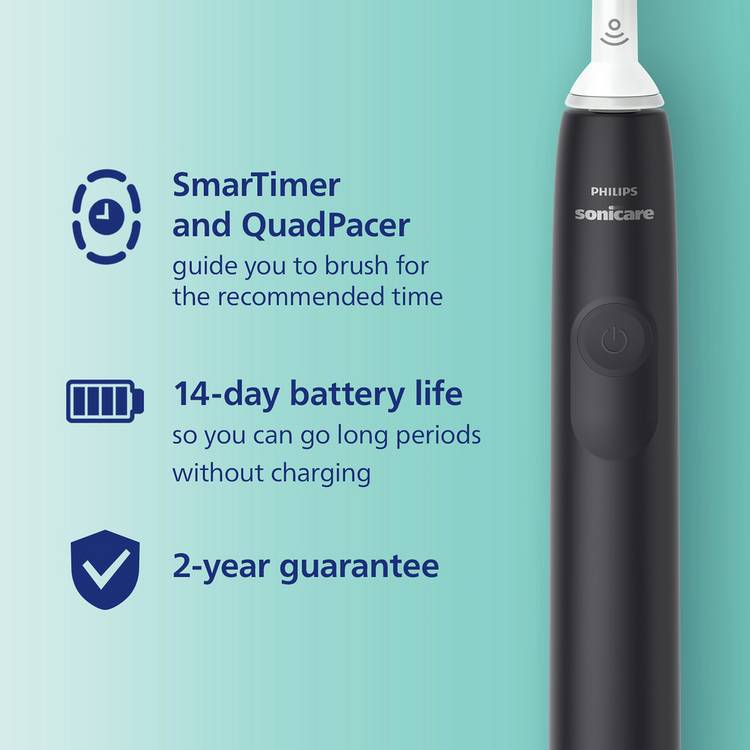 Philips Sonicare 3100 electric toothbrush black, imported from the UK