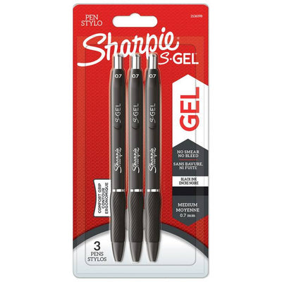 Argos Sharpie S-Gel 0.7mm Black Gel Pen - Pack of 3- Buy online at McGrocer