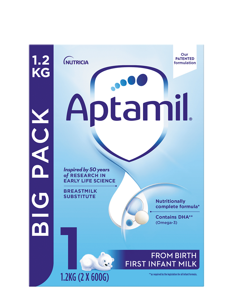 Lait infantile en poudre Aptamil First 1.2 kg - Produit britannique
