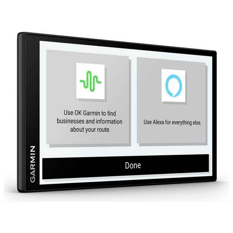 Garmin DriveSmart 76 7 inch sat nav with Alexa (British brand)
