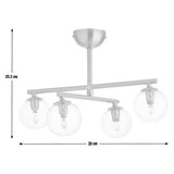 Habitat Chuck flush ceiling light brushed brass, UK version