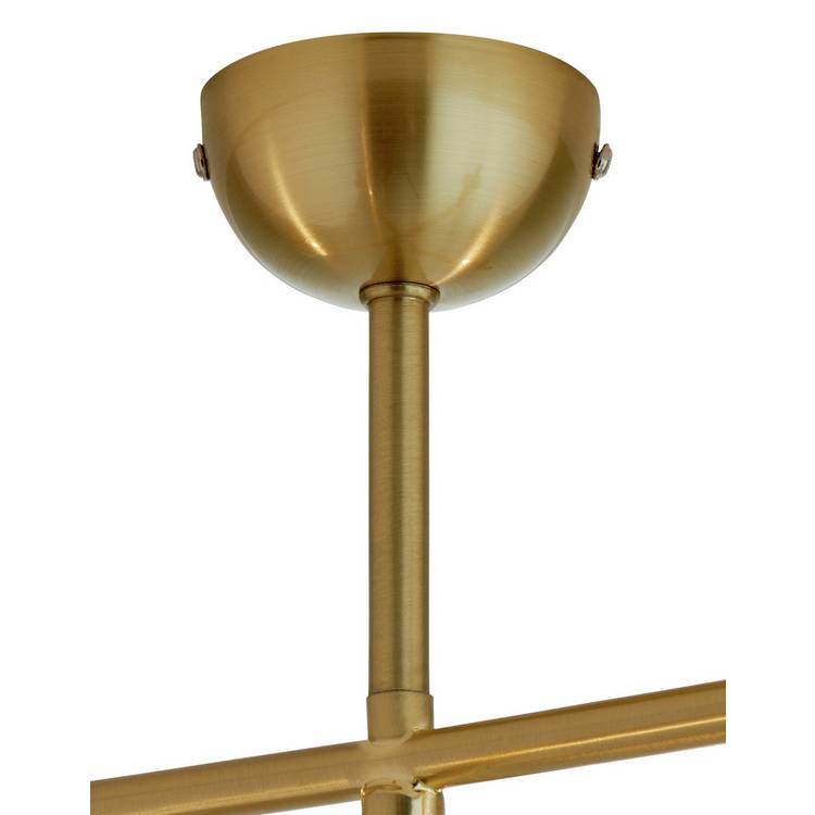 Habitat Chuck flush ceiling light brushed brass, UK version