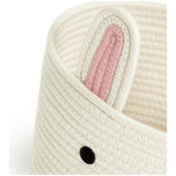 Habitat kids storage basket bunny rope cream - British product