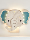 Lights4fun Kinder-Elefanten-Wandlicht mit warmweißen LEDs - Britisches Produkt
