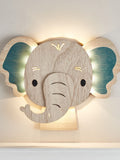Lights4fun Kinder-Elefanten-Wandlicht mit warmweißen LEDs - Britisches Produkt