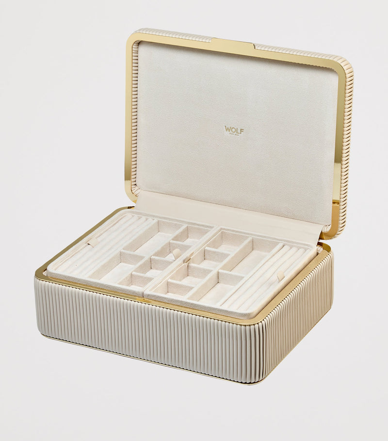 WOLF Large Bella jewellery box - British product