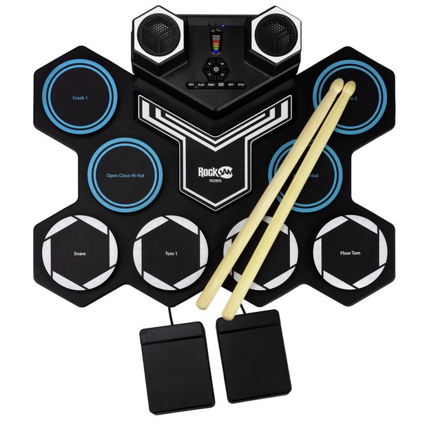 RockJam RJRD900 roll up electronic drum kit (British brand)