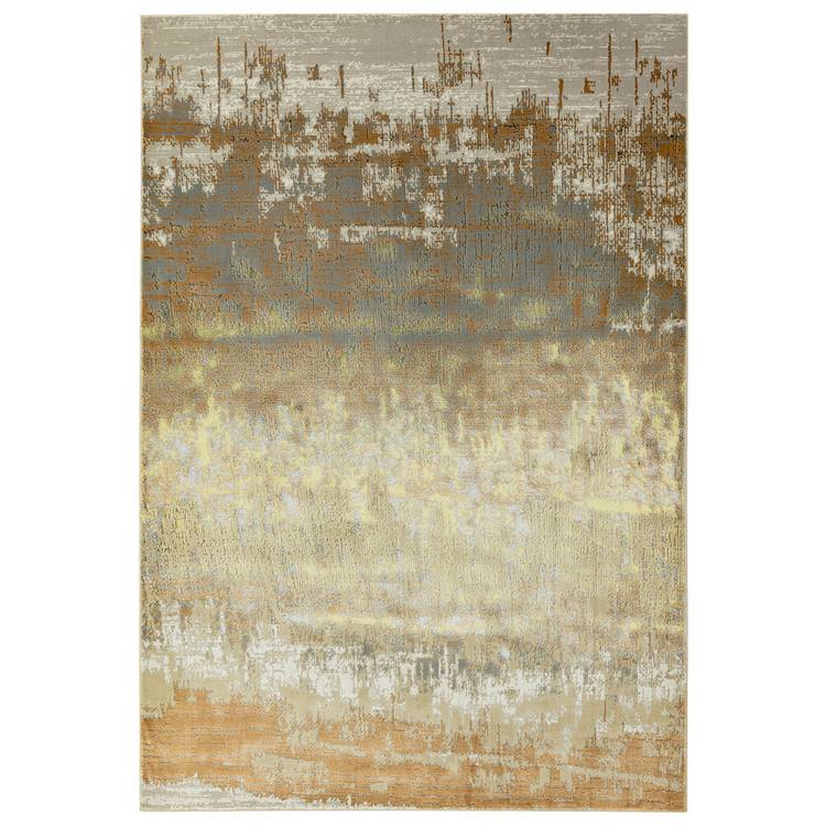Asiatic gold cut pile rug 80x150cm - British product