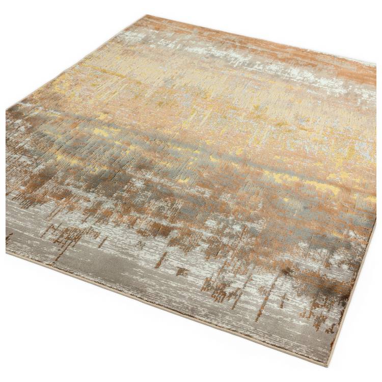 Asiatic gold cut pile rug 80x150cm - British product