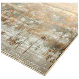 Asiatic gold cut pile rug 80x150cm - British product