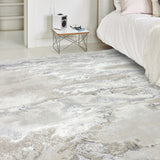 Asiatic Aurora shiny marble grey rug 80x150cm (British brand)