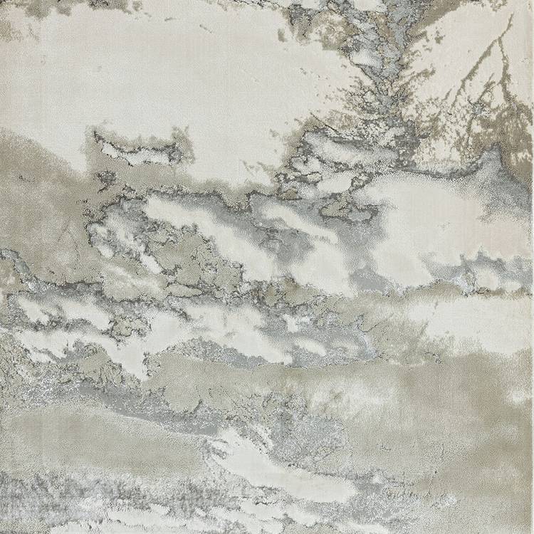 Asiatic Aurora shiny marble grey rug 80x150cm (British brand)