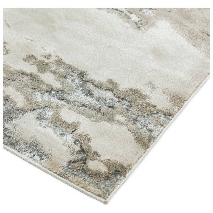 Asiatic Aurora shiny marble grey rug 80x150cm (British brand)