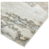 Asiatic Aurora shiny marble grey rug 80x150cm (British brand)