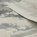 Asiatic Aurora shiny marble grey rug 80x150cm (British brand)