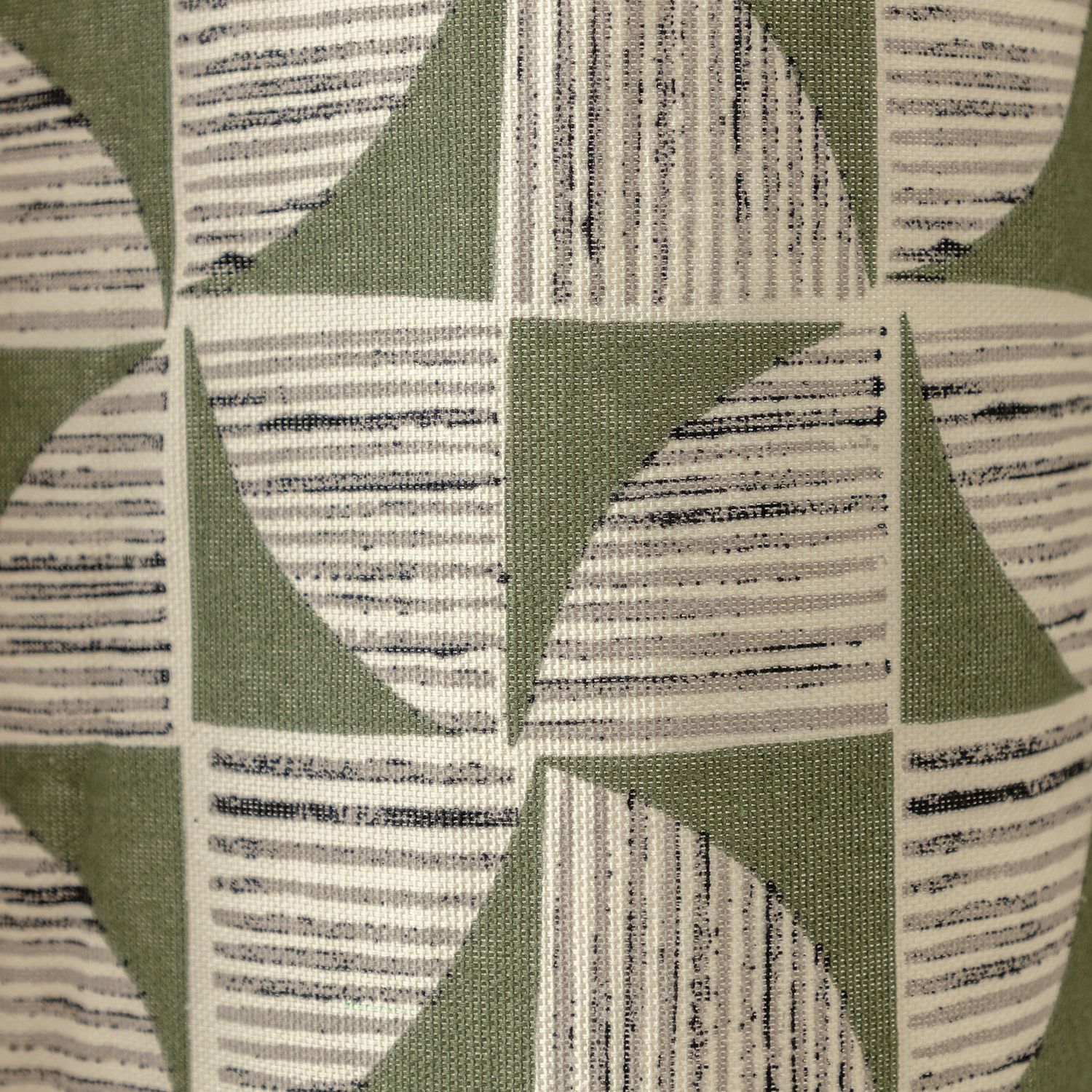 Habitat Cabin Geometric Eyelet Curtains - Green - 168x183cm