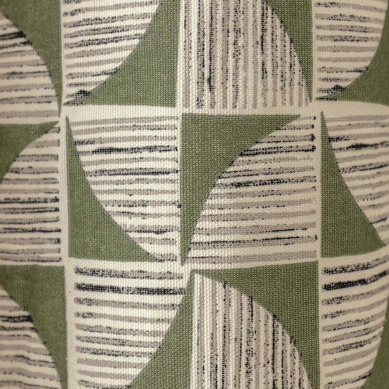 Habitat Cabin Geometric Eyelet Curtains - Green - 168x183cm