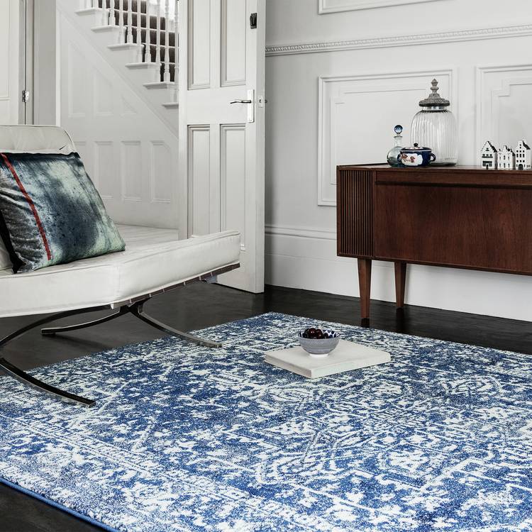 Asiatic Nova abstract rug blue 80x150cm - British product