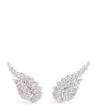 YEPREM white gold diamond stud earrings (British brand)