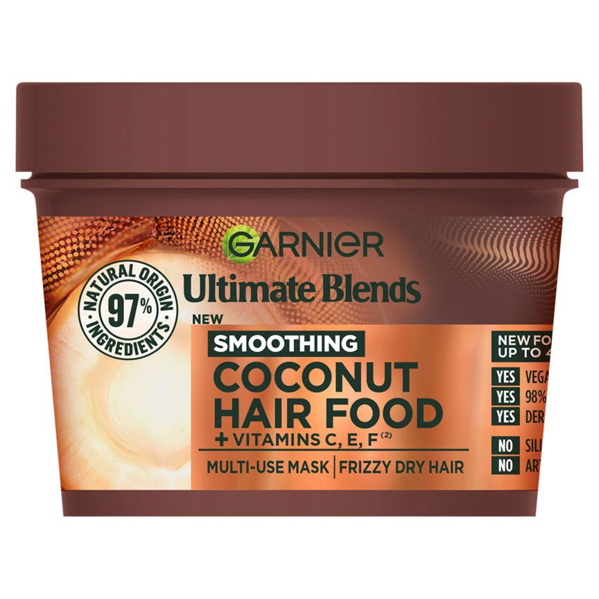 Garnier Ultimate Blends Hair Food Coconut Oil 3-in-1 Frizzy Hair Mask Treatment