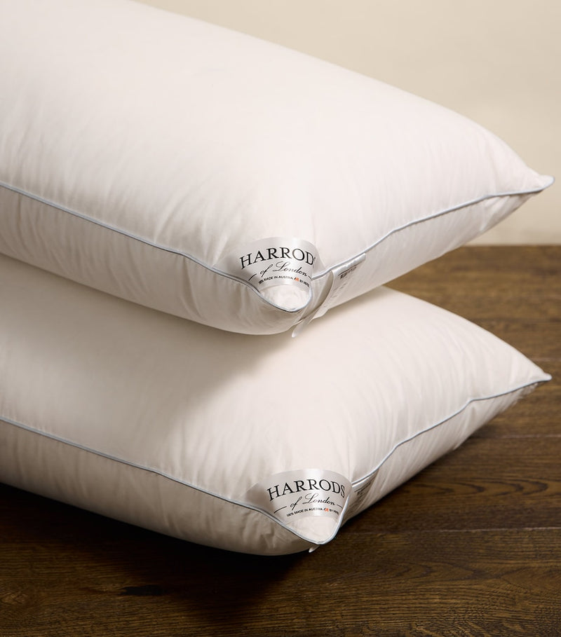 Harrods of London Belgravia down-filled pillow 50cm x 90cm, UK version