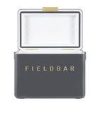 Fieldbar mini bar cooler box with leather sling 4L - British product