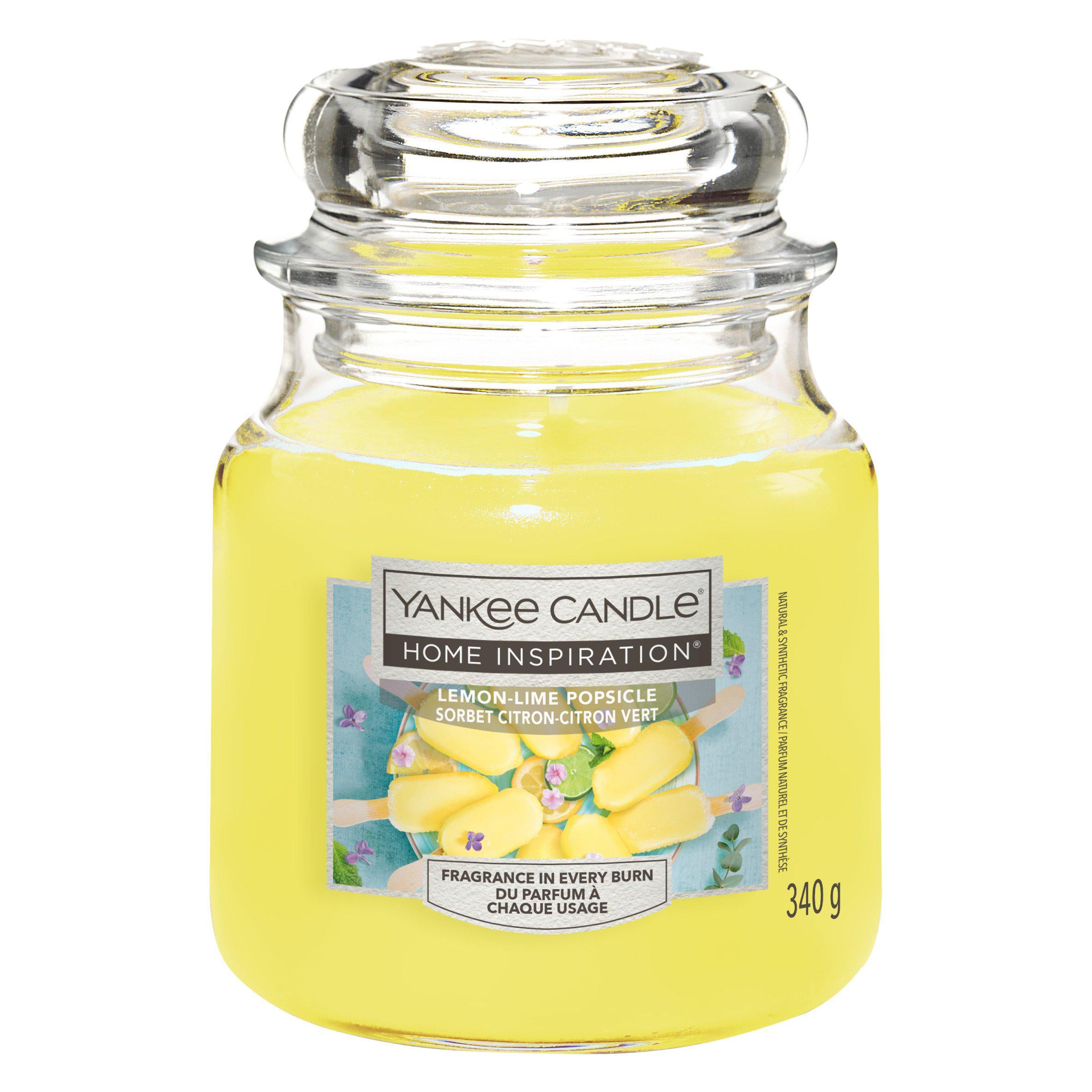 Yankee Candle Home Inspiration Lemon Lime Popsicle Medium Jar GOODS Sainsburys   