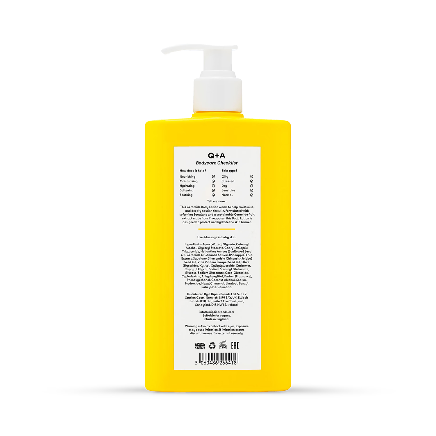 Q+A Ceramide Body Lotion 250ml