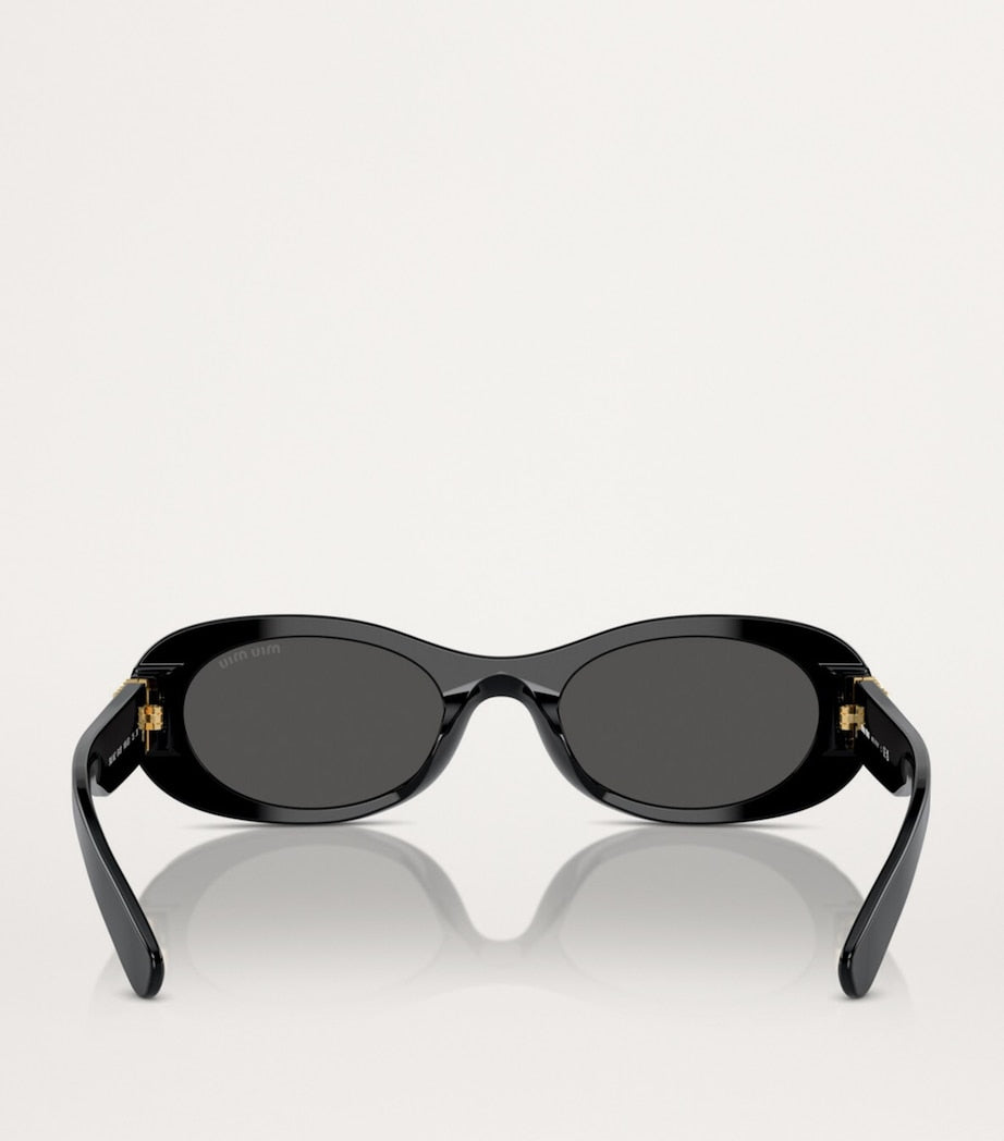 Miu Miu acetate oval sunglasses, UK version