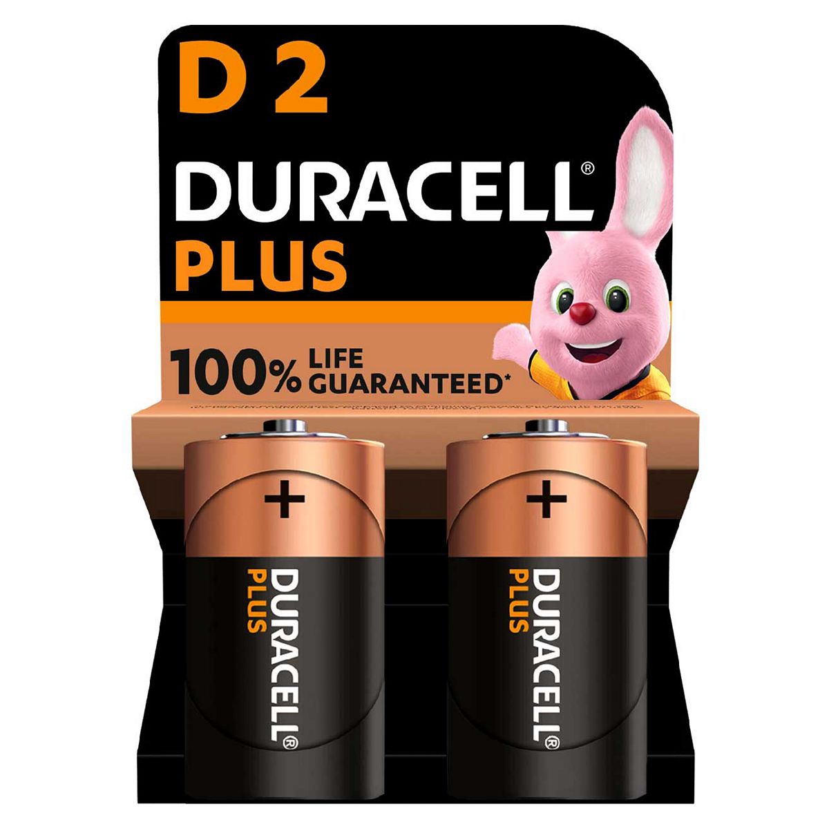 Duracell Plus 100% D 2pk GOODS Boots   