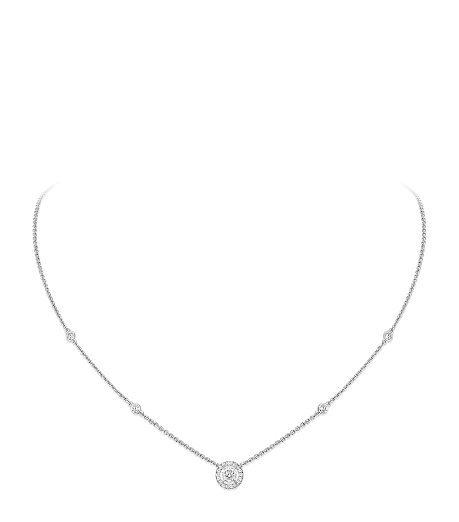 Messika Joy diamond necklace in white gold, imported from the UK