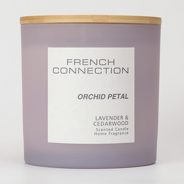 French Connection lavender and cedarwood candle 1.5kg, imported from the UK
