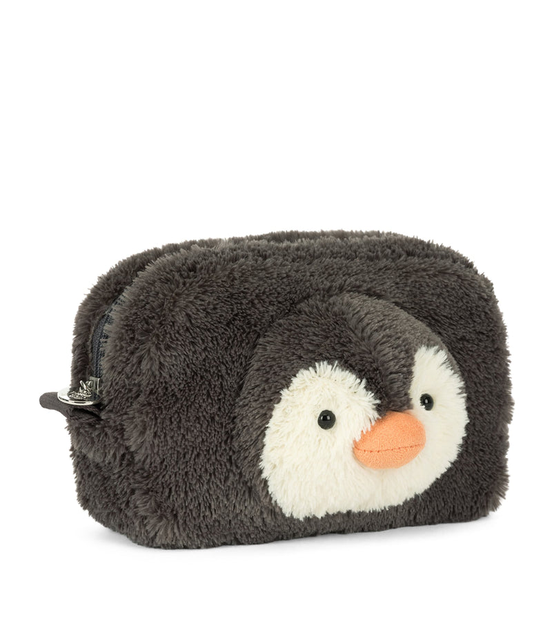 Jellycat Peanut Penguin soft toy pouch UK version