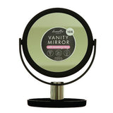 Danielle Creations black soft touch mirror with tray, imported from the UK