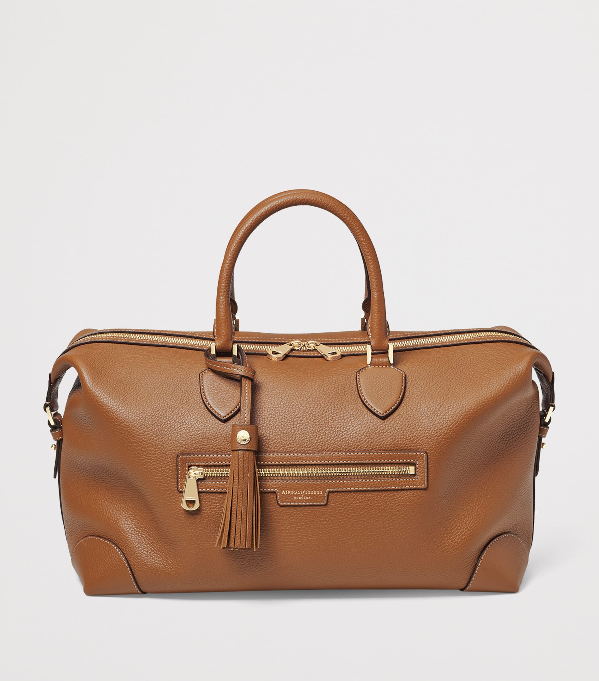 Aspinal of London Leather Hudson flight bag - British product