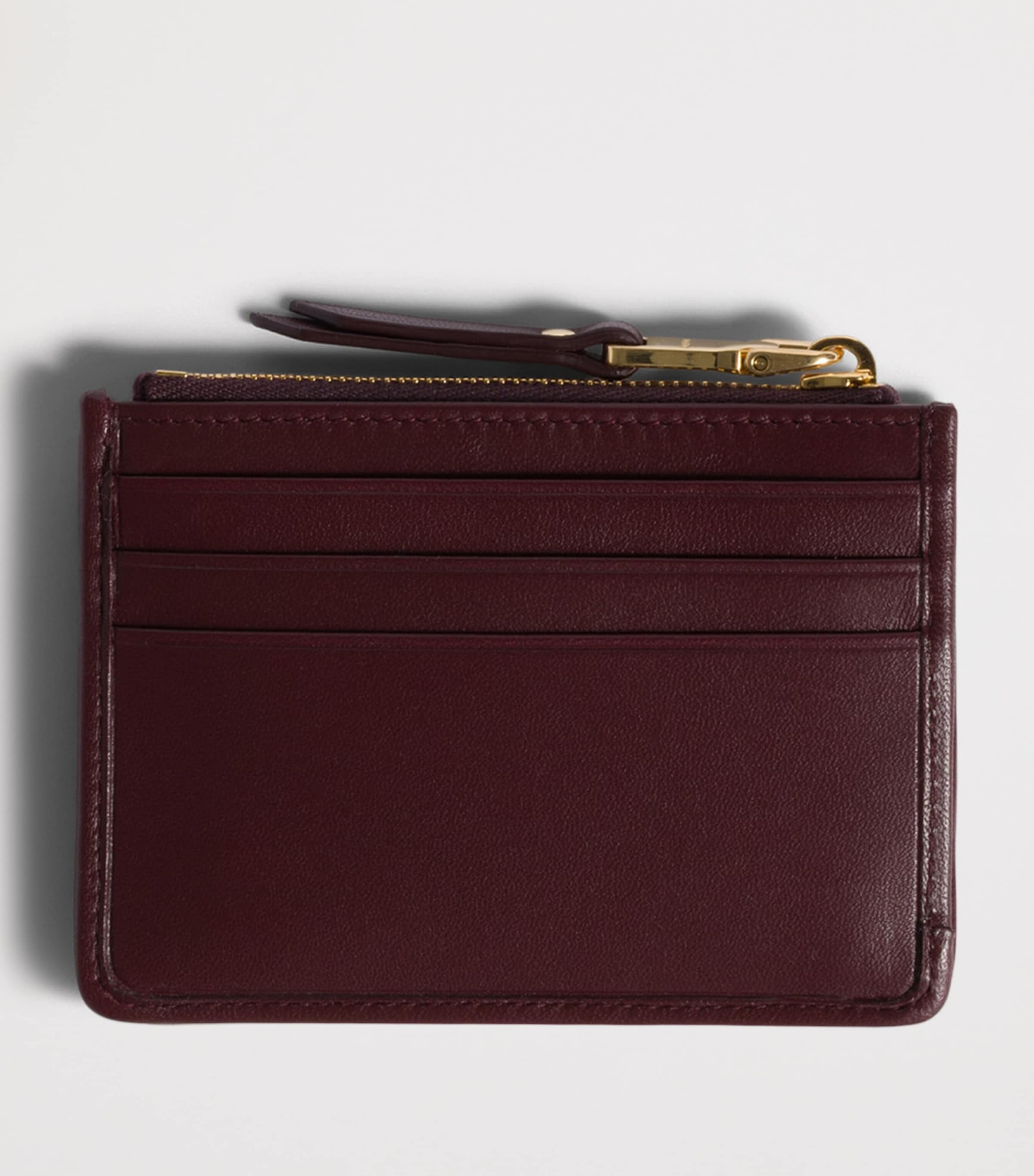 Miu Miu leather matelassé zipped card holder, imported from the UK