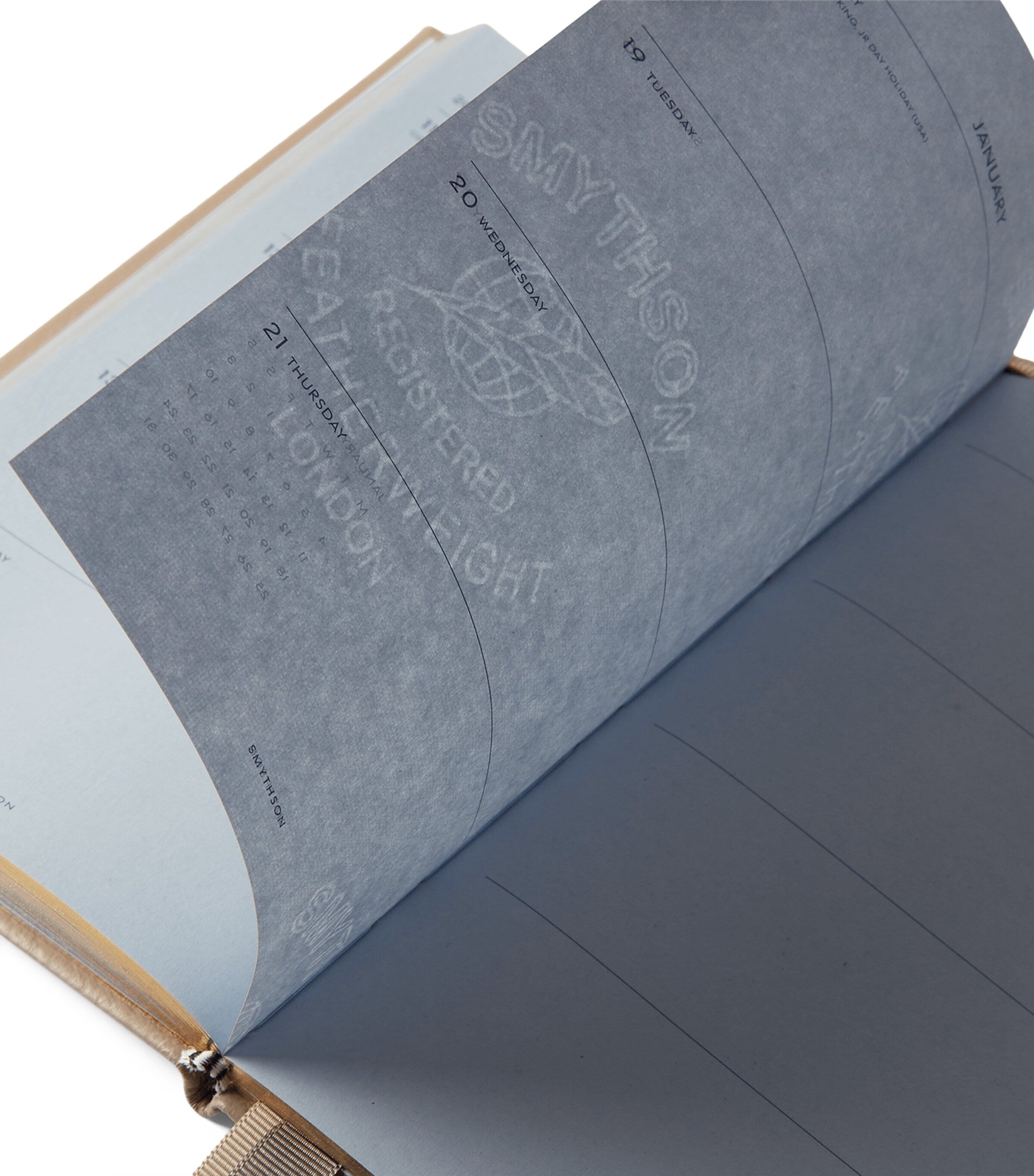 Smythson Grained Calf Leather Chelsea Diary (British brand)