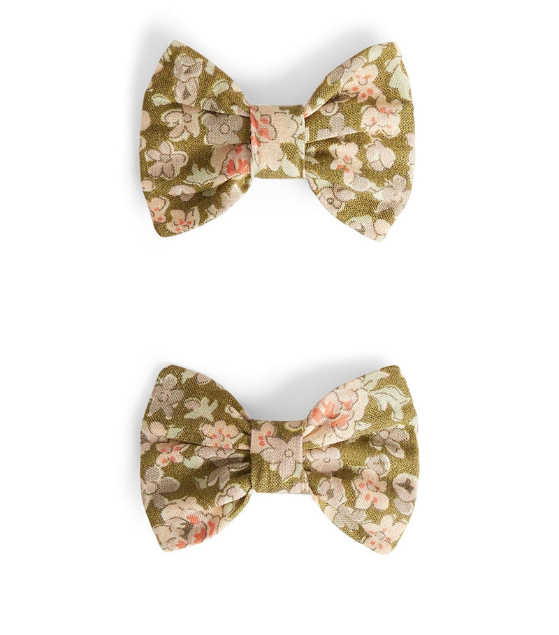 Bonpoint organic cotton Miniclic hair clips set of two, UK version