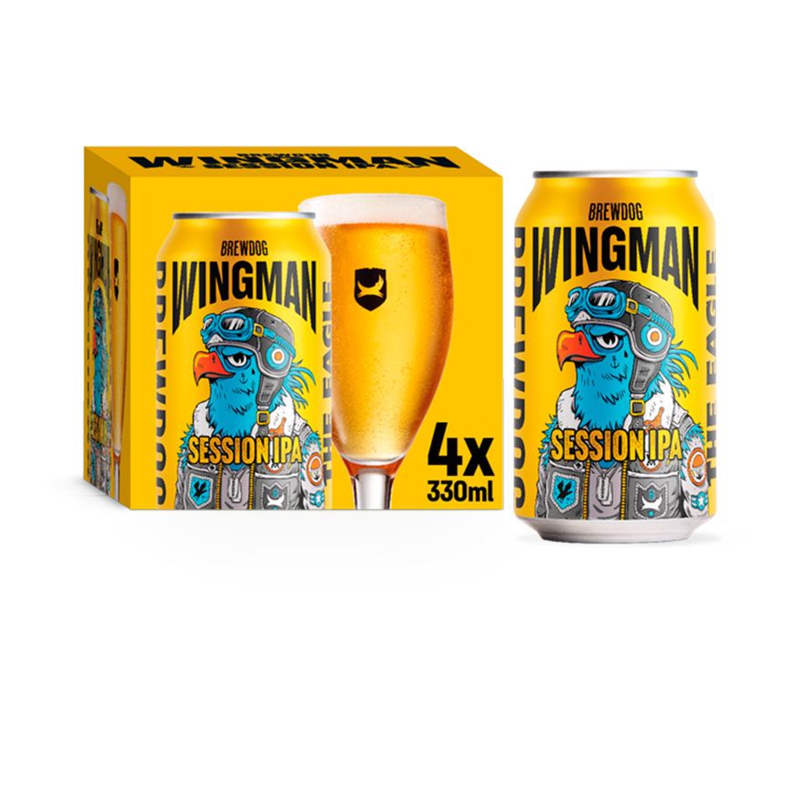 BrewDog Wingman Session IPA 4 x 330ml GOODS ASDA   