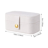 Livingandhome portable mini jewellery box, imported from the UK