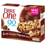 Fibre One 90 Calorie Milk Chocolate Popcorn Bars   4 x 21g Crisps, Nuts & Snacking Fruit M&S   