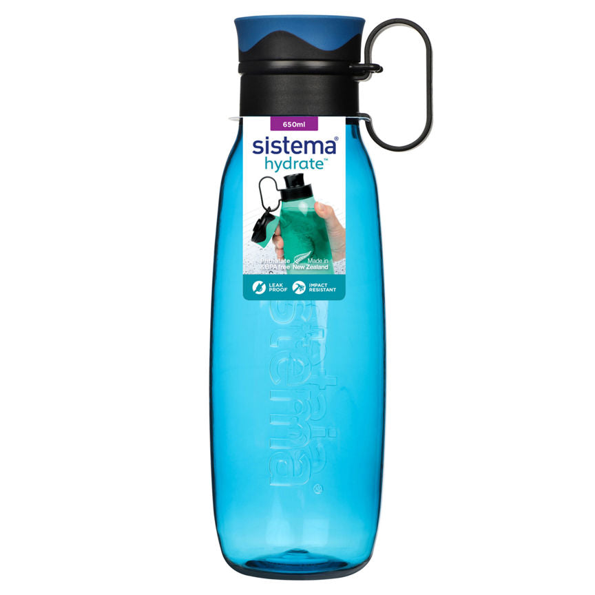 Sistema Hydrate 645ml Tritan Hourglass Bottle (Colours Vary) General Household ASDA   