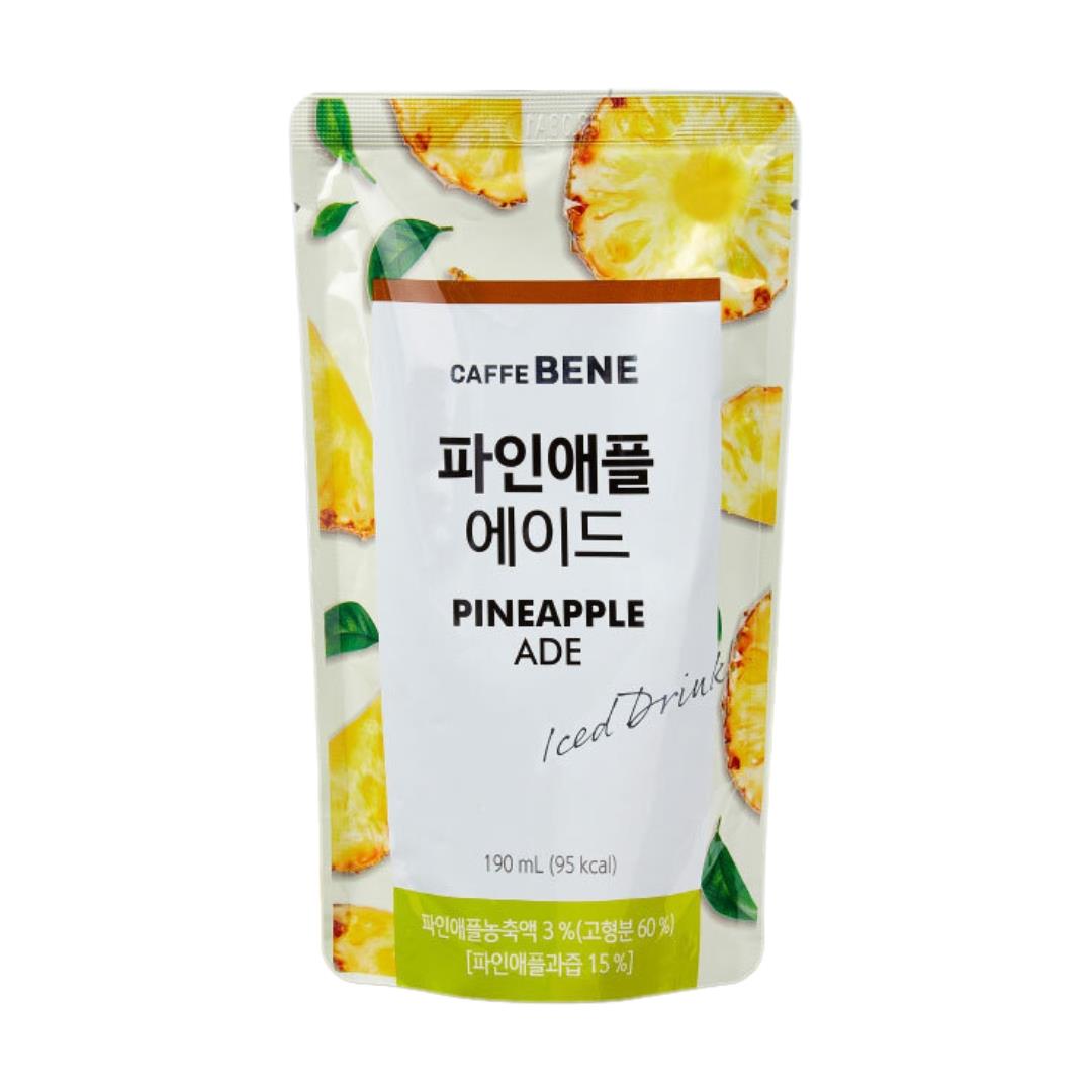 Caffebene pineapple ade pouch drink - British product
