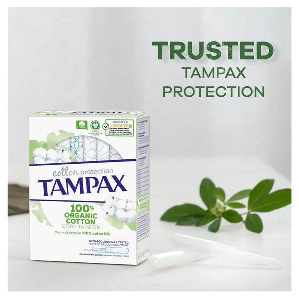 DNR Tampax Cotton Protection Regular Tampons Applicator x16 GOODS Superdrug   